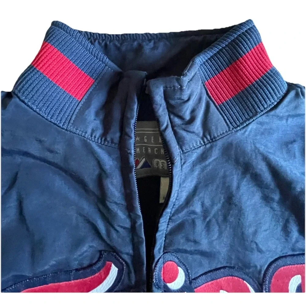 Majestic Therma Base‎ MLB Minnesota Twins Jacket Large Full Zip Spellout Dugout